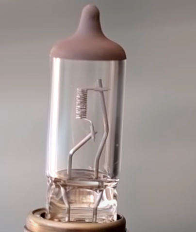 filament of h1 halogen bulb