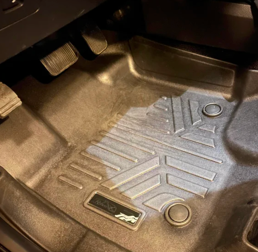Maxliner floor mat after one year of use