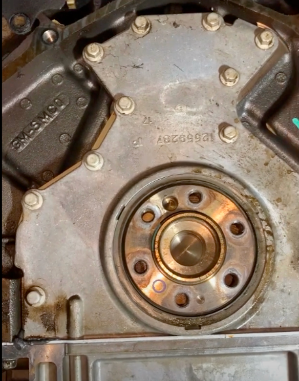 Oil leakage from rear cover due to the rear cover gasket and rear main seal 