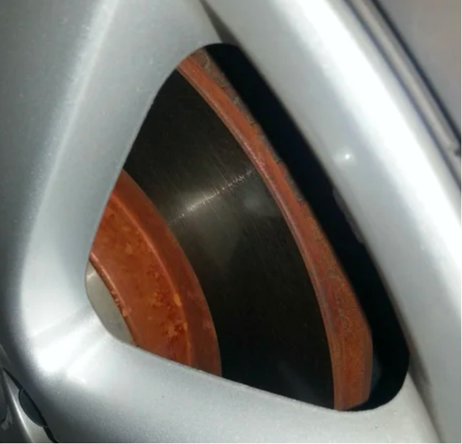 rusted brake rotor