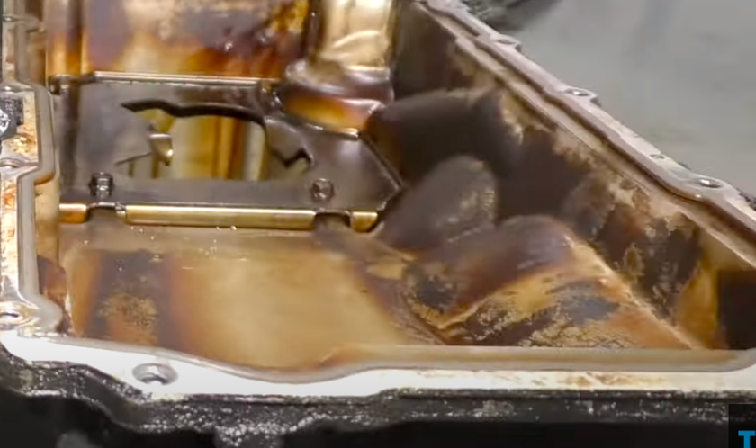 oil pan of 5.3L engine