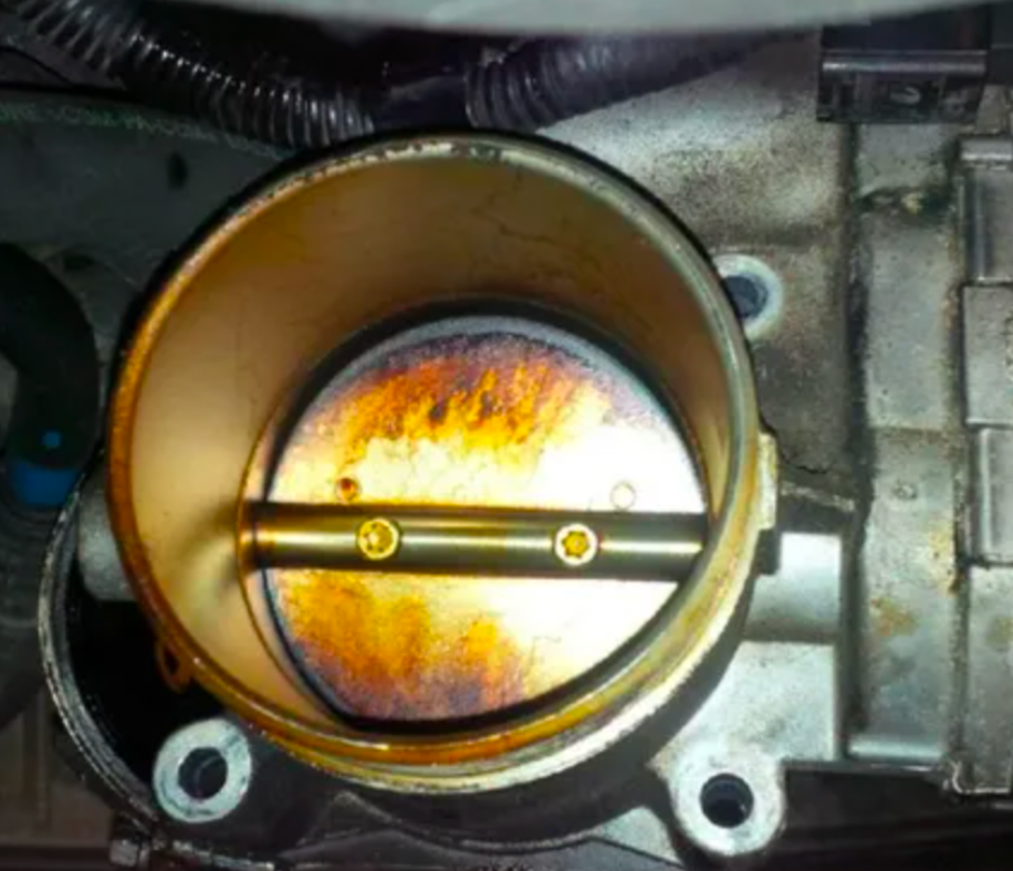 dirty throttle body