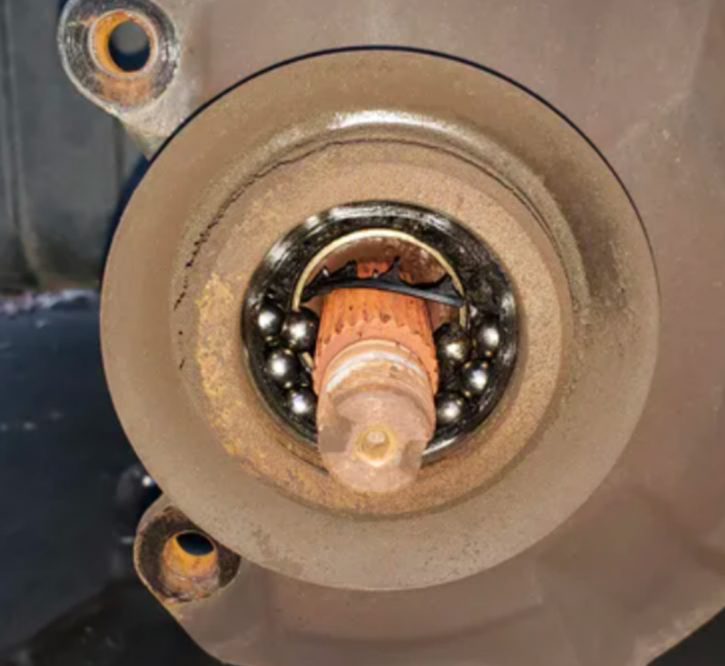 damaged wheel bearing