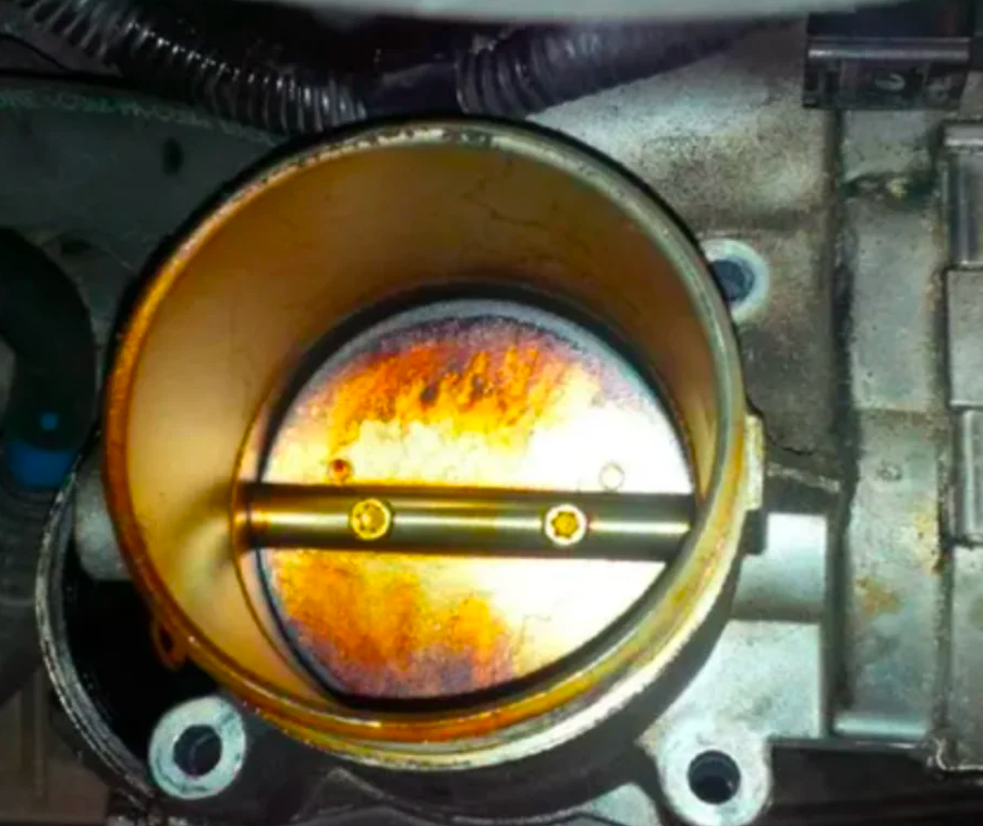 dirty throttle body