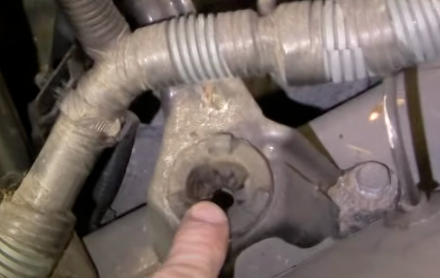 rubber bushing of air filter box goes bad