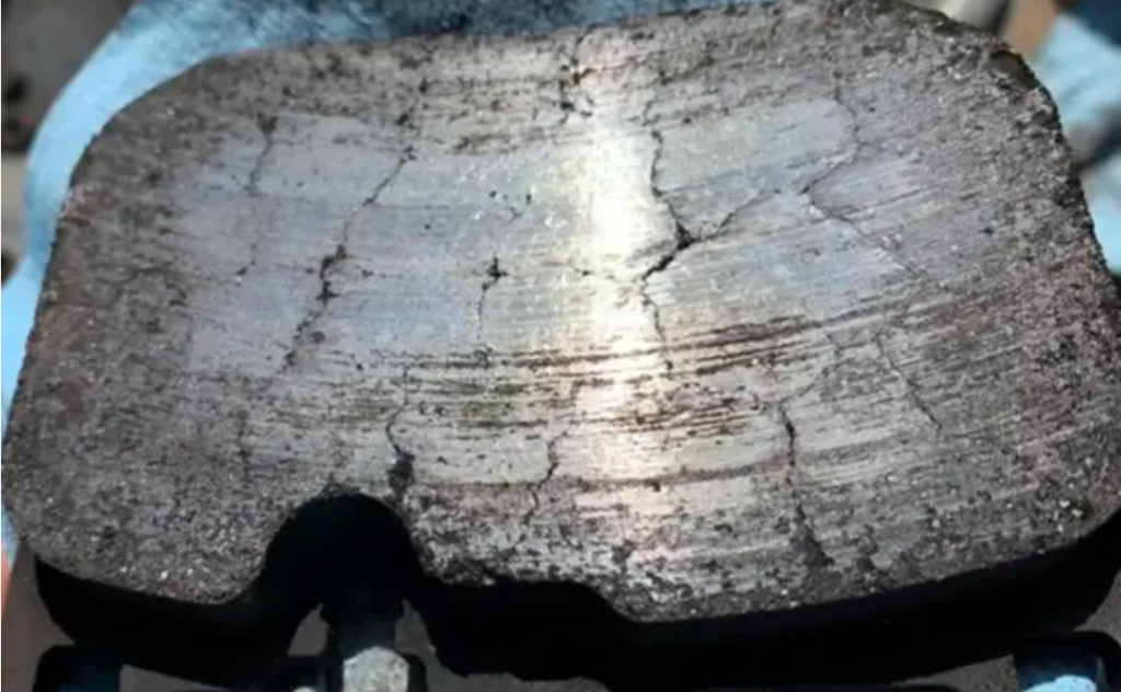glazed brake pads