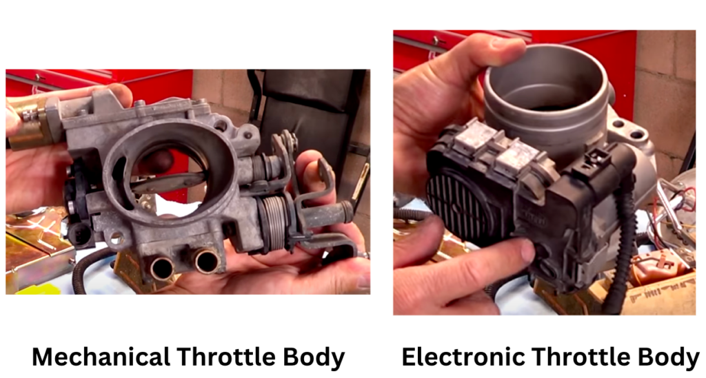 mechanical and electronic throttle body