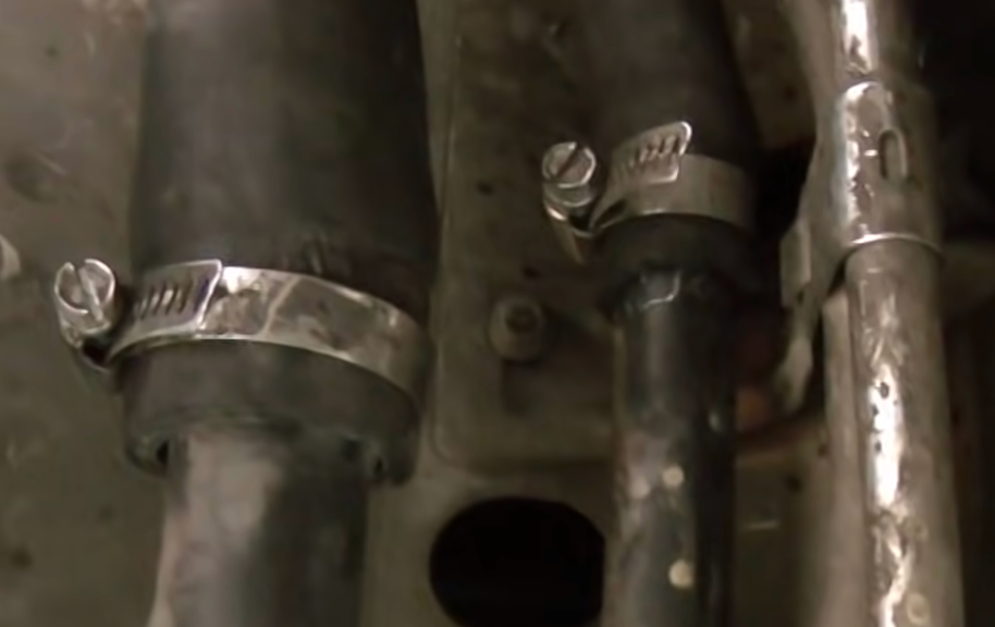 clamps on fuel hoses