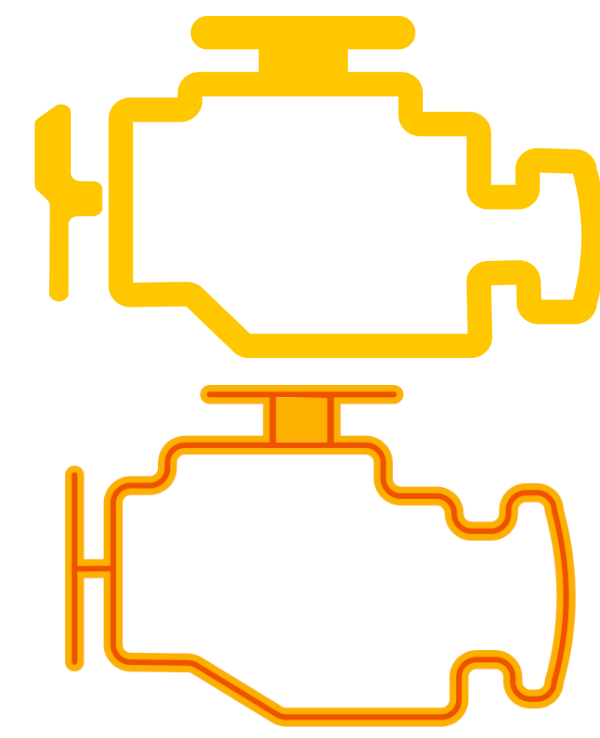 difference between steady and blinking check engine light