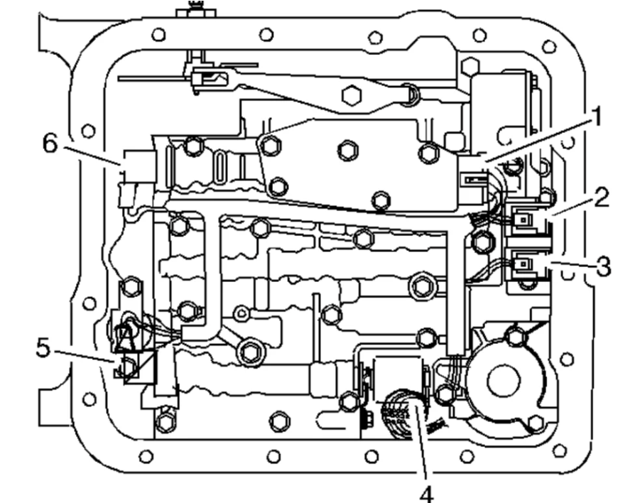valve body of automatic transmission
