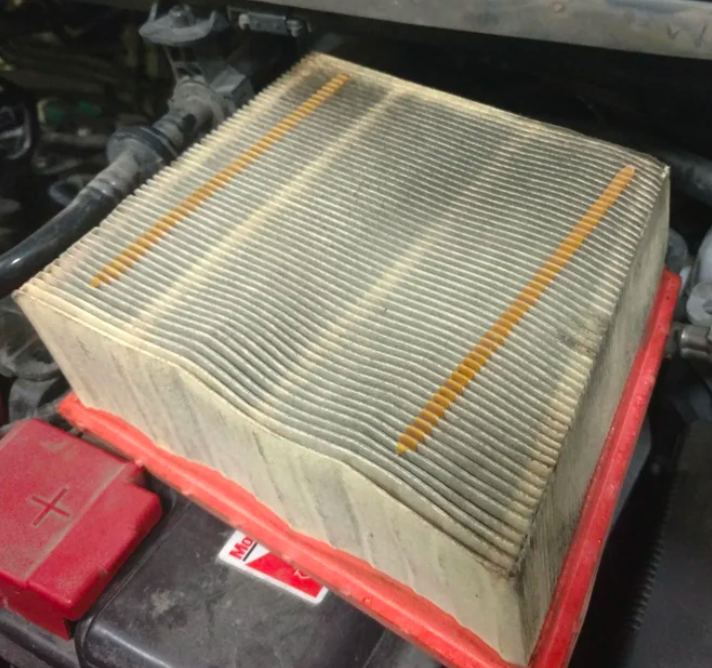 dirty air filter causes car sputtering