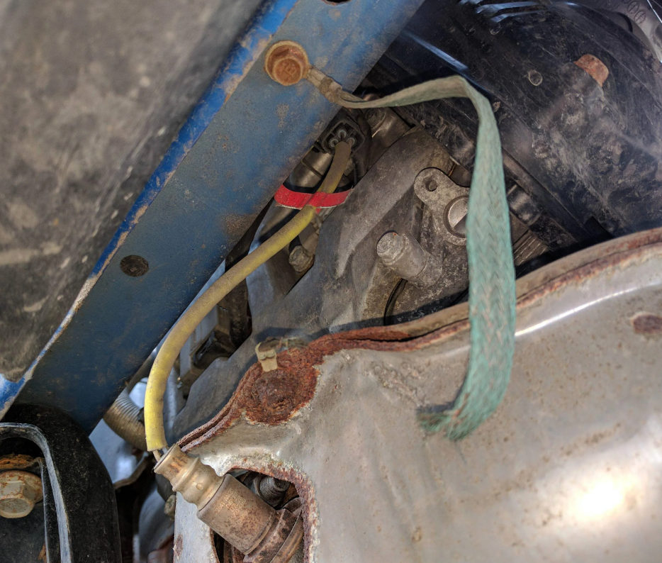 ground connections of a vehicle