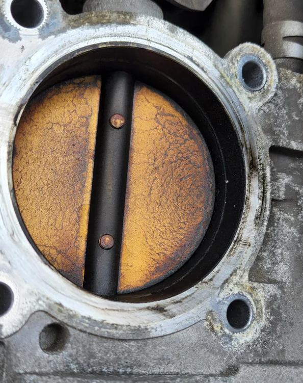 dirty throttle body