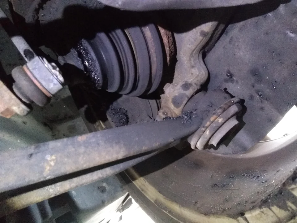 damaged CV joint