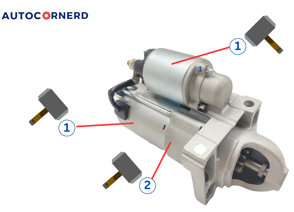 Where To Hit Starter With Hammer? [Full Guide] Autocornerd