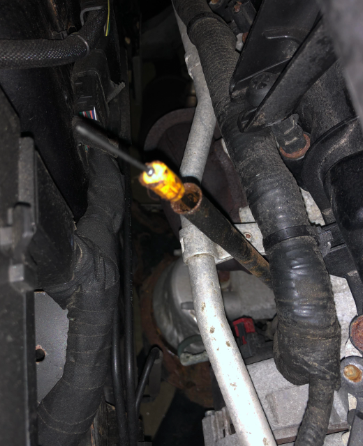 loose oil dipstick