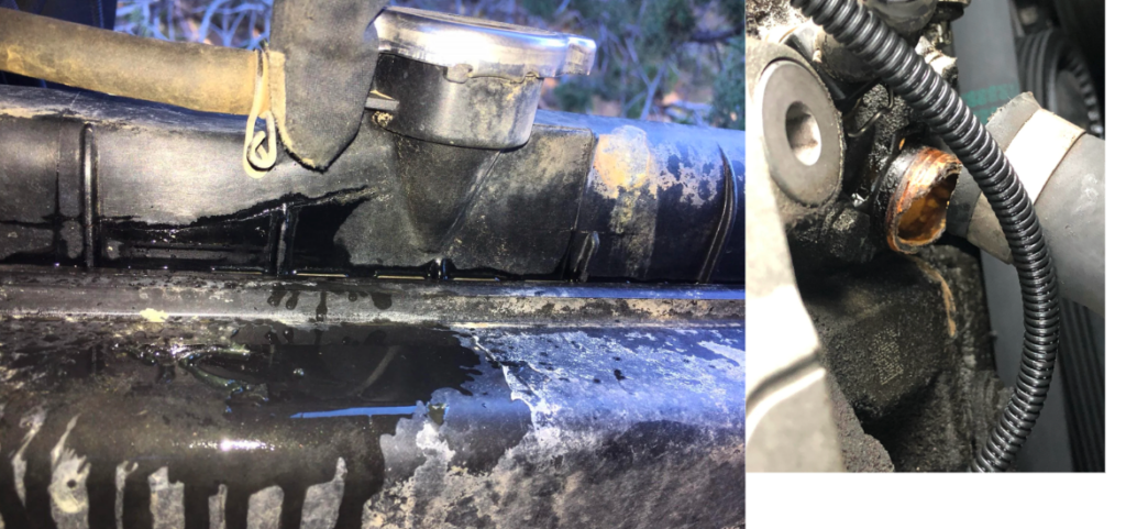 coolant leaking through radiator and hoses