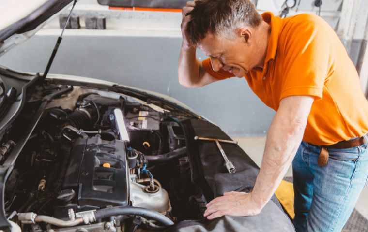 car shakes on cold startup