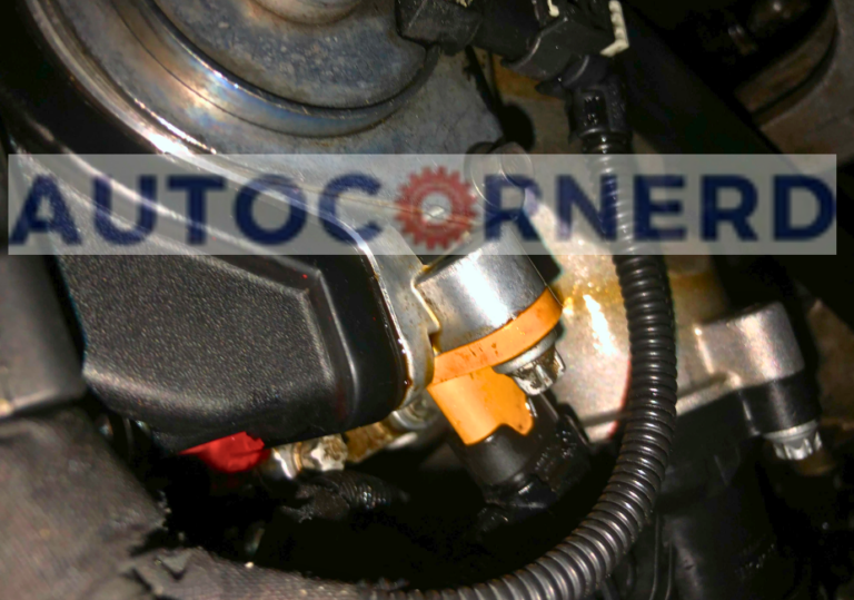 Crankshaft position sensor and sealing area