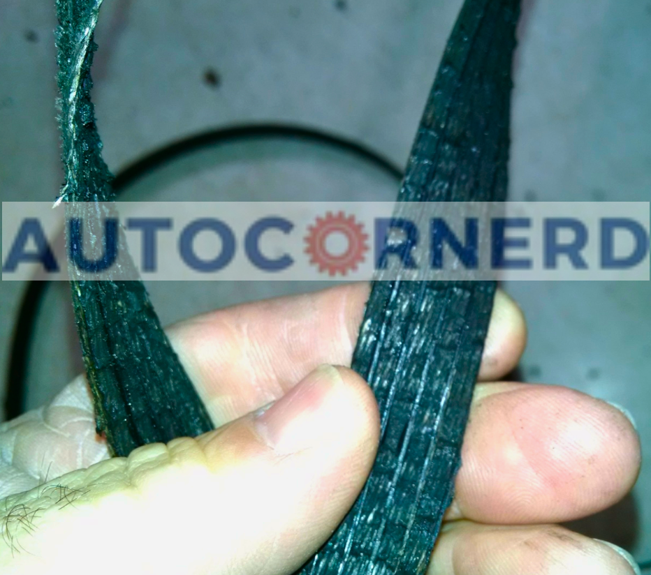 worn out serpentine belt