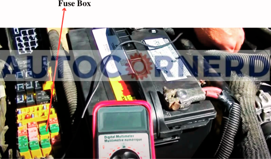 fuse box in a car