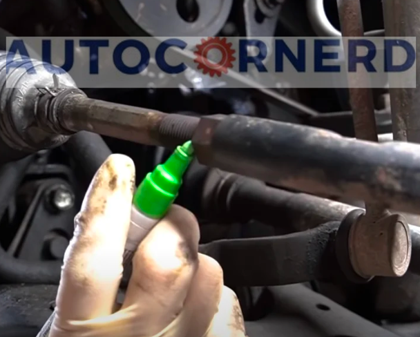 marking the ends of a tie rod for alignment