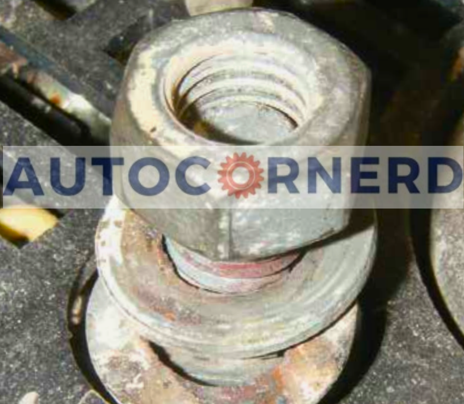B terminal on alternator can have a loose nut and damage alternator