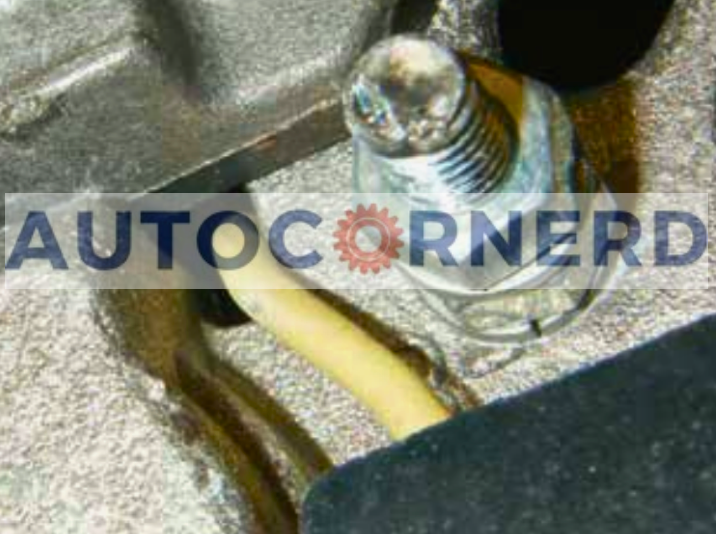 bad ground connection in vehicle due to damaged bolt