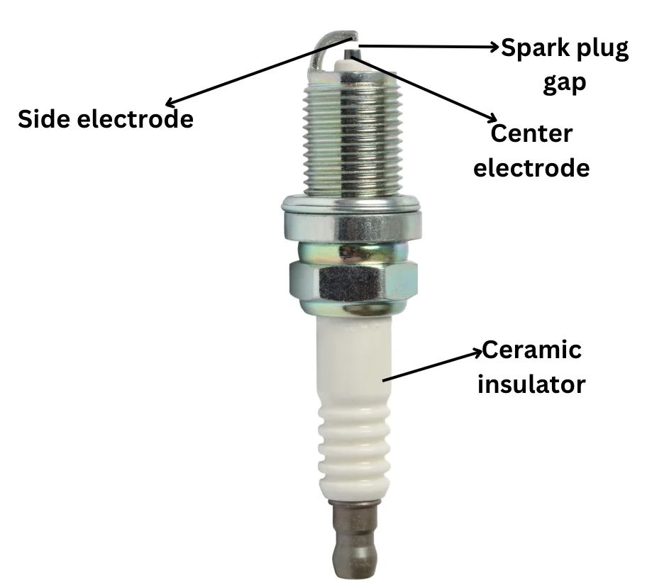 schematic of spark plugs