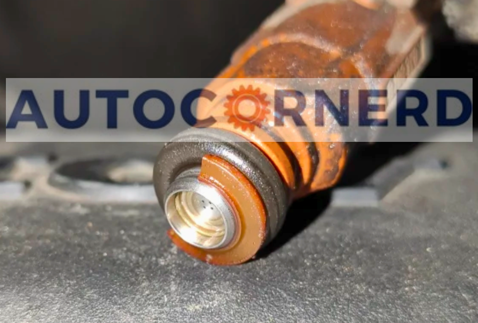 broken o-ring of fuel injector