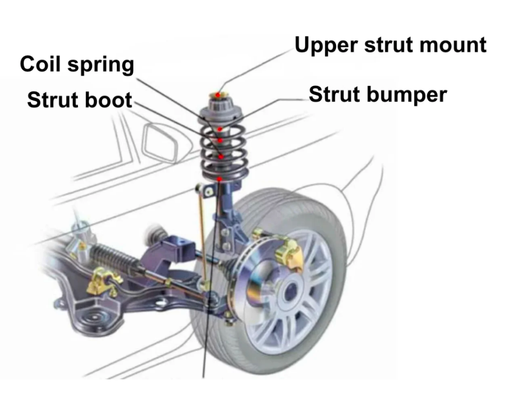 strut mounts schematic